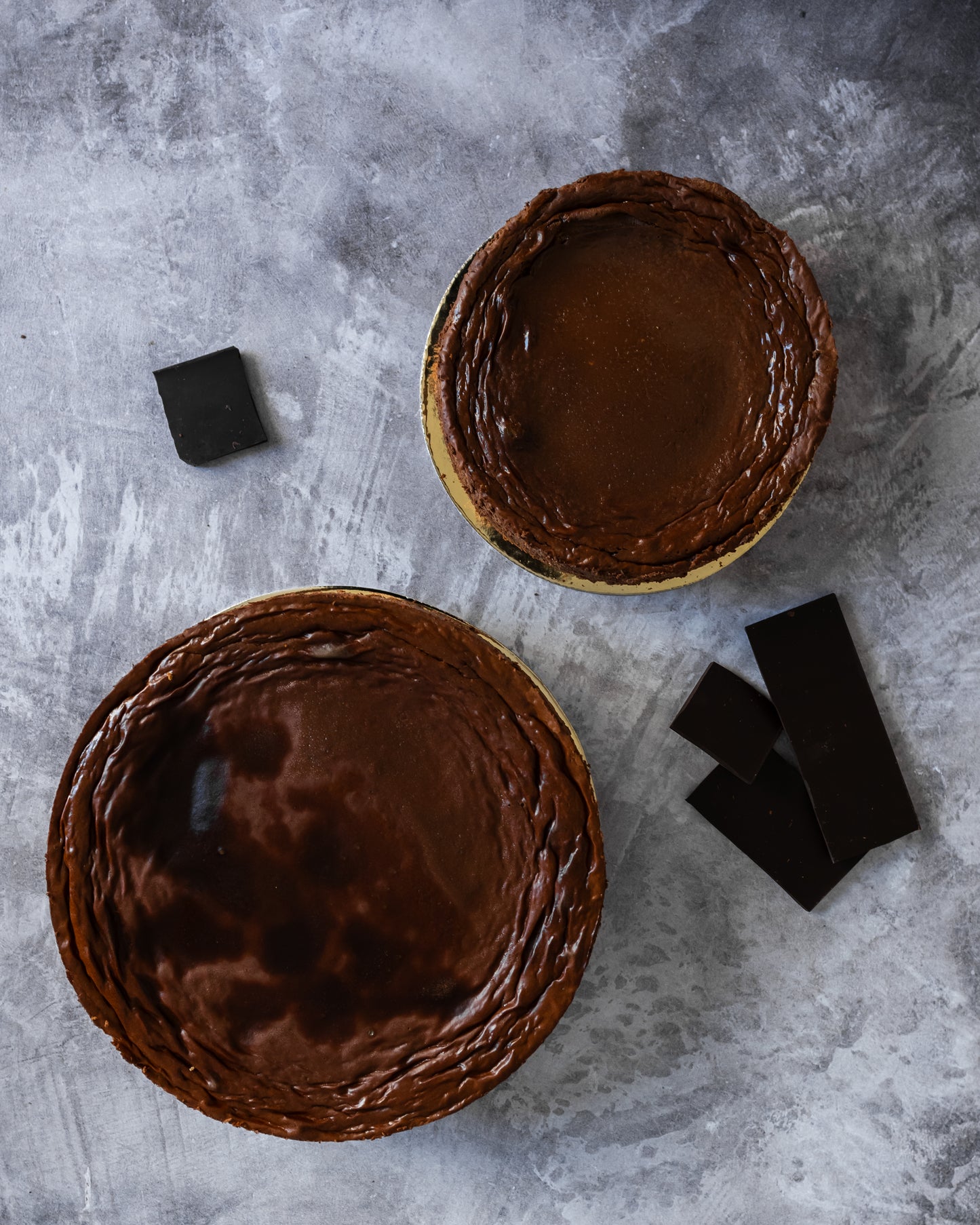 Tarta de Quesos y Chocolate Amargo