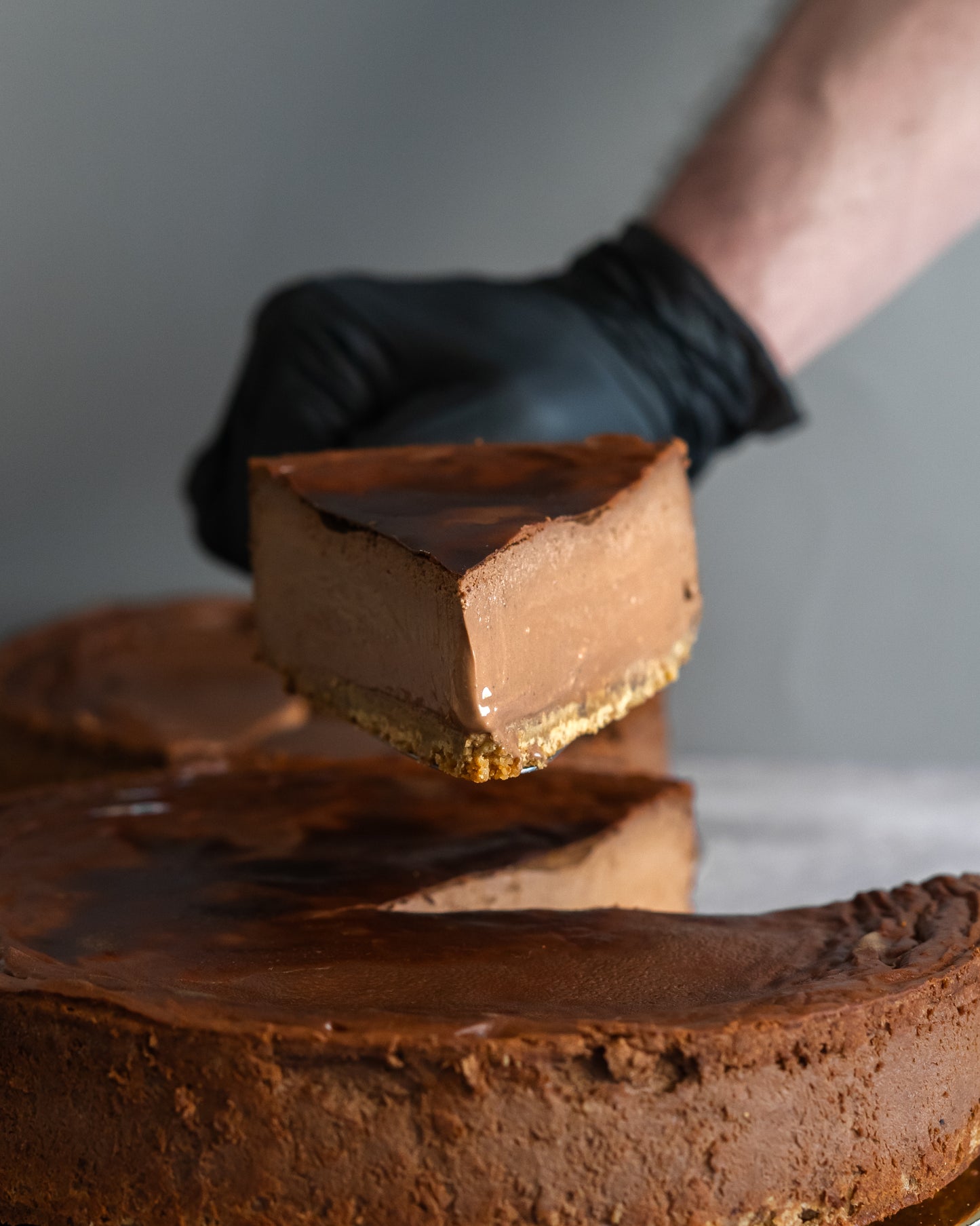 Tarta de Quesos y Chocolate Amargo