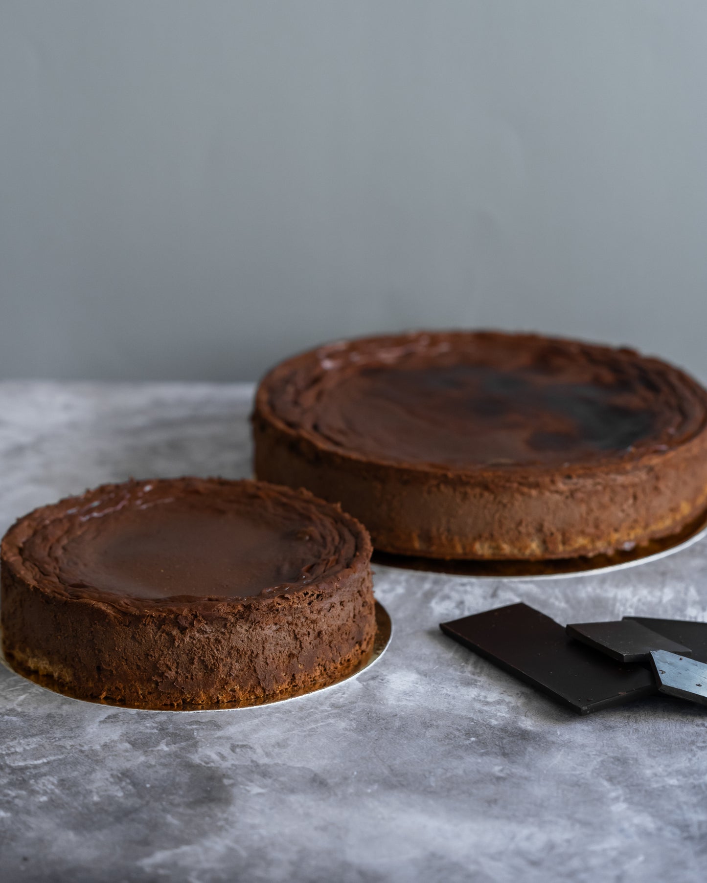 Tarta de Quesos y Chocolate Amargo